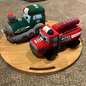 2 Plush Hess Trucks